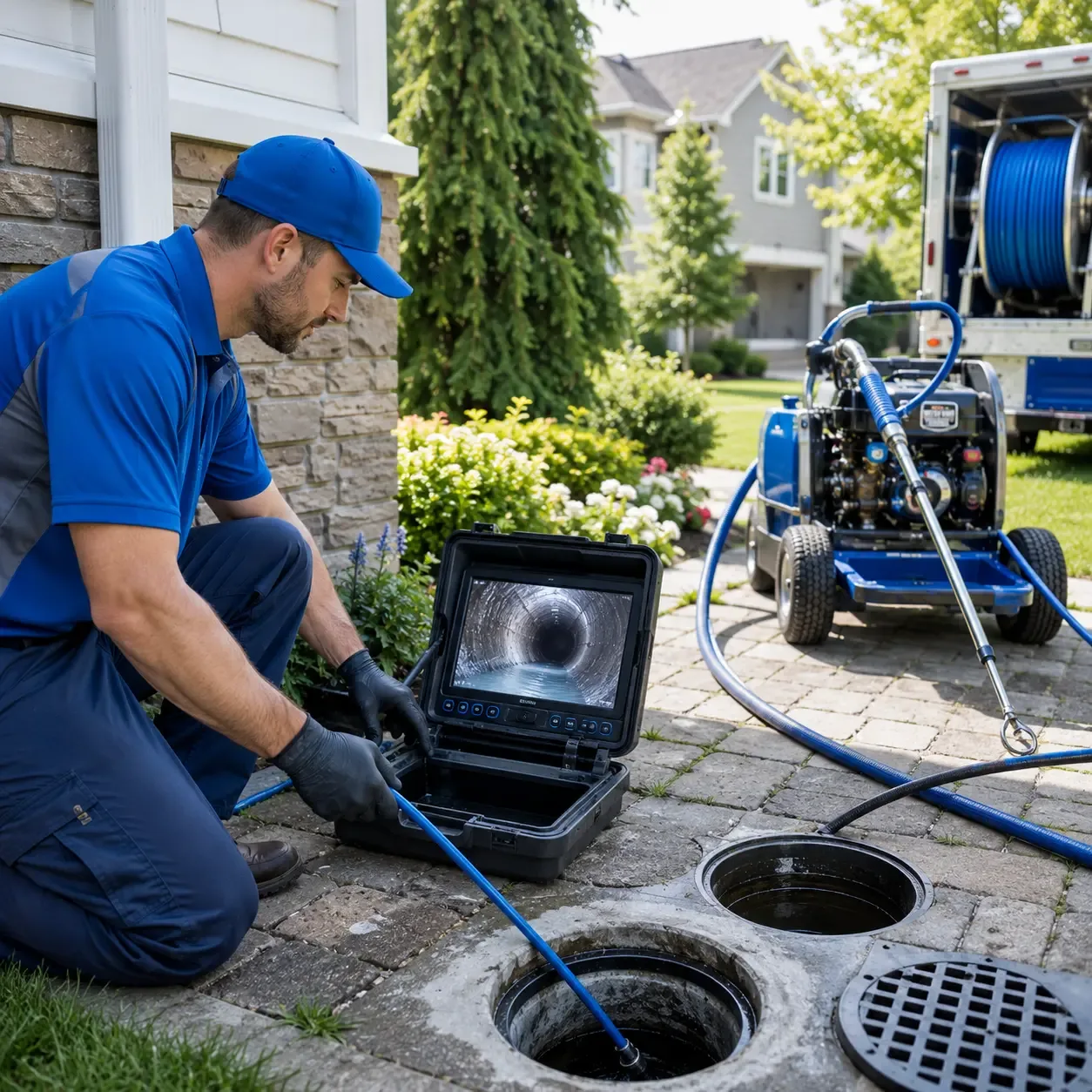 Outdoor drain cleaning professionals serving East Greenwich, RI